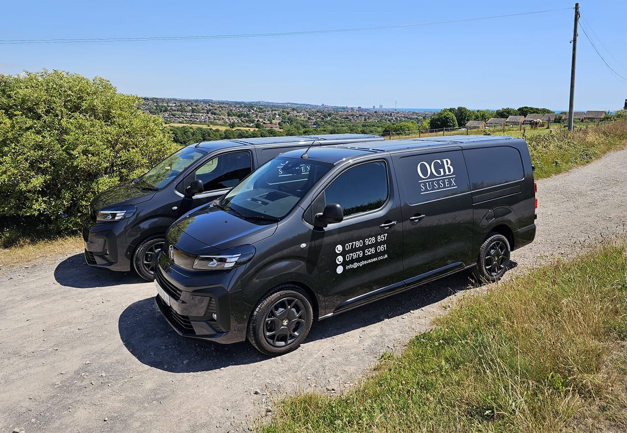 OBG Sussex work vans