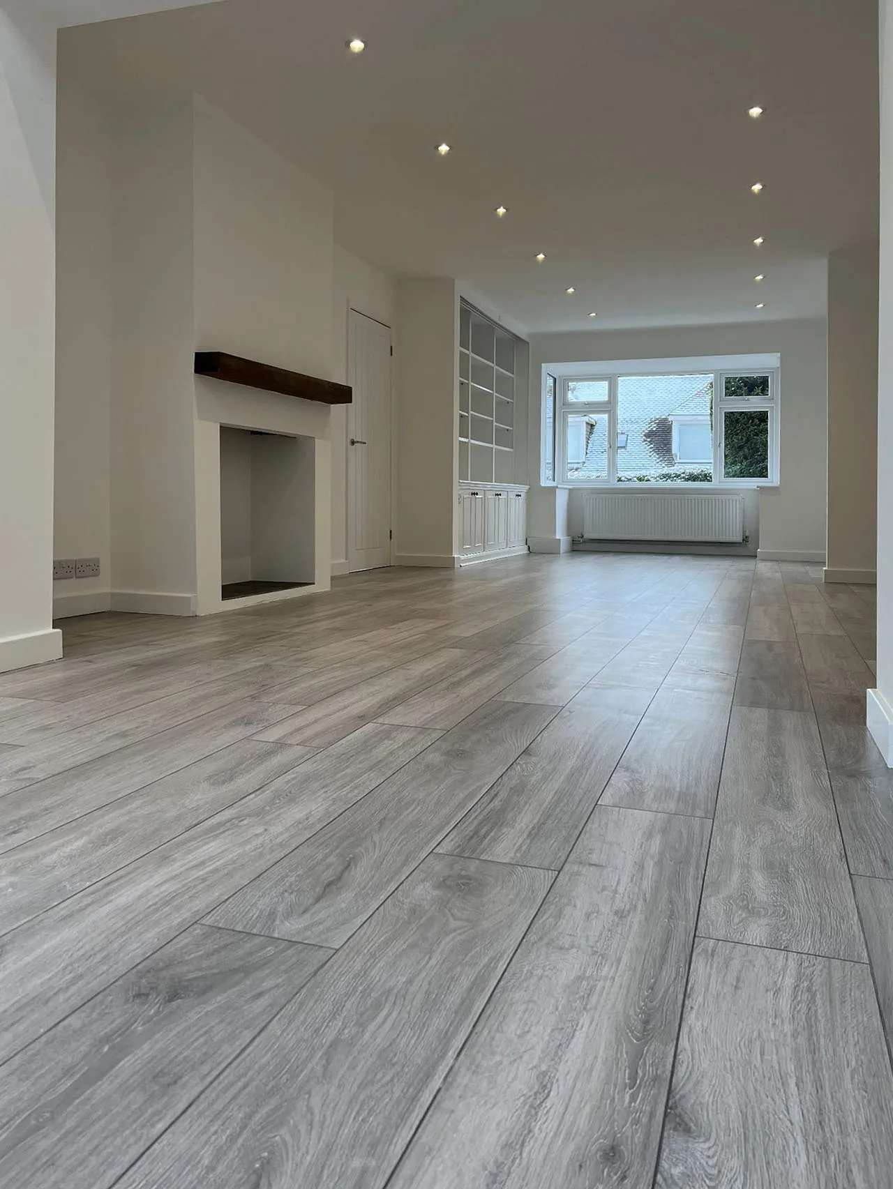 Open plan living space renovations in Woodingdean