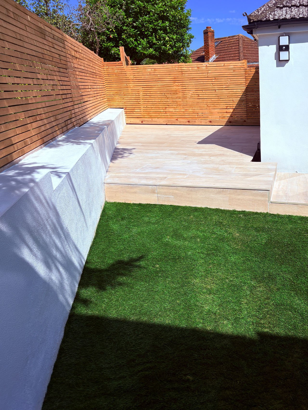 After the Brighton garden transformation had been done in Mile Oak After